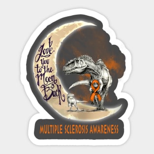 multiple sclerosis dinosaur Sticker